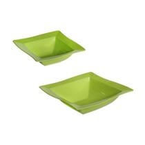 Kit Saladeira Moove Vemplast P + M Polipropileno Verde Kit Saladeira Moove Vemplast P + M Polipropileno Verde