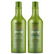 Kit Salão Argan Inoar Oil Litro - Shampoo + Condicionador