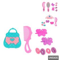 KIT Salão de Beleza Infantil Acessórios - Tudo em Caixa