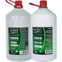 KIT SALÃO DE BELEZA Shampoo + Condicionador de Coco Ouribel 2 Litros