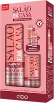 Kit Salão em Casa Eico Hidratação Intensiva Shampoo 800ml + Condicionador 450ml Kit Salão em Casa Eico Hidratação Intensiva Shampoo 800ml + Condicionador 450ml