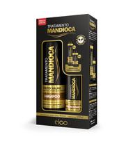 Kit Salão em Casa Eico Mandioca Shampoo 800ml + Condicionador 450ml Kit Salão em Casa Eico Mandioca Shampoo 800ml + Condicionador 450ml