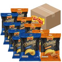 Kit Salcique Salgadinhos Batata Lisa Mista 80g c/10