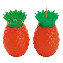 Kit Saleiro e Paliteiro em Plástico Abacaxi - Mais Amigas Kit Saleiro e Paliteiro em Plástico Abacaxi - Mais Amigas