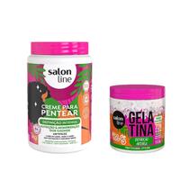 Kit Salon Line Definição Intensa Creme 1kg + Gelatina 550g