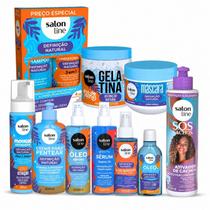 Kit Salon Line Definição Natural Completo: Creme Para Pentear 300 ml + Mimo