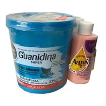 Kit Salon Line guanidina 215g alisa e relaxa