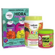 Kit Salon Line Hidra Cachinhos + Creme e Gelatina Melancia