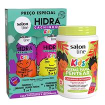 Kit Salon Line Hidra Cachinhos + Creme Melancia Kit Salon Line Hidra Cachinhos + Creme Melancia