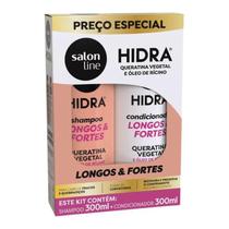 Kit Salon Line Hidra Longos e Fortes Shampoo + Condicionador 300ml Cada Kit Salon Line Hidra Longos e Fortes Shampoo + Condicionador 300ml Cada