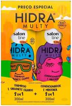 Kit Salon Line Hidra Multy Kids Shampoo + Condicionador 300ml