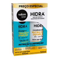 Kit Salon Line Hidra Nutrição E Definição 2x300ml