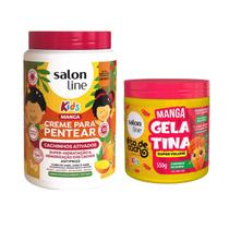 Kit Salon line Kids Manga Cr. Pentear+Gelatina Kit Salon line Kids Manga Cr. Pentear+Gelatina