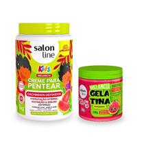 Kit Salon line Kids Melancia Cr. Pentear+Gelatina