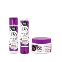 Kit Salon Line Meu Liso Antifrizz Sh+Cond+Masc.