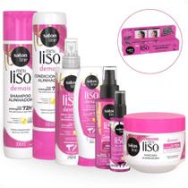 Kit Salon Line Meu Liso Demais Completo Com 7 + Mimo