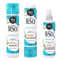 Kit Salon Line Meu Liso Hialurônico Sham+Cond+Spray