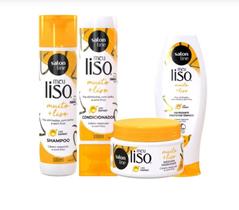 Kit Salon Line Meu Liso Kids Sh+Cond+Cr.Pentear. Kit Salon Line Meu Liso Kids Sh+Cond+Cr.Pentear.