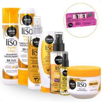 Kit Salon Line Meu Liso Muito + Liso Completo + Mimo