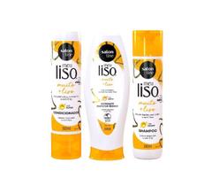 Kit Salon Line Meu Liso Muito+Liso Sh + Cond + Defr