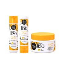 Kit Salon Line Meu Liso Muito + Liso Sh+Cond+Masc