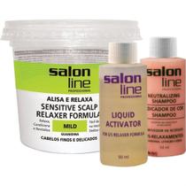Kit Salon Line Mild Finos delicados 215g - Devintex cosméticos Kit Salon Line Mild Finos delicados 215g - Devintex cosméticos