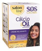 Kit Salon-Line Quanidina Cachos SOS Calcio Oil 349g Kit Salon-Line Quanidina Cachos SOS Calcio Oil 349g