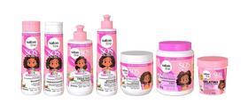 Kit Salon Line S.O.S Cachos Kids Cachos e Crespos Completo