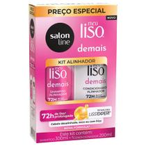 Kit Salon Line Shampoo 300ml + Condicionador 200ml Meu Liso Demais
