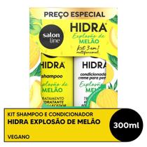 Kit Salon Line Shampoo + Condicionador Hidra Explosão de Melão Kit Salon Line Shampoo + Condicionador Hidra Explosão de Melão