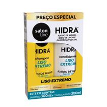 Kit Salon Line Shampoo + Condicionador Hidra Liso Extremo 300ml