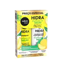 Kit Salon Line Shampoo e Condicionador Hidra Explosão de Melão 300ml