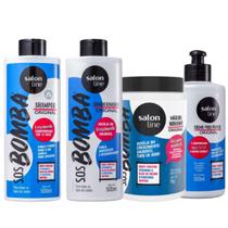 Kit Salon Line Sos Bomba Original C/4