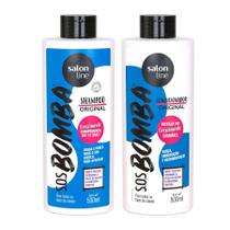Kit Salon Line Sos Bomba Shampoo Condicionador 500Ml
