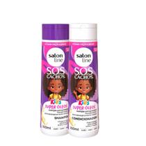 Kit Salon Line SOS Cachos Kids Super Óleos Sh+Cond 300ml Kit Salon Line SOS Cachos Kids Super Óleos Sh+Cond 300ml