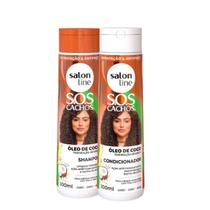 Kit Salon Line SOS Cachos Óleo de Coco Sh+Cond 300ML Kit Salon Line SOS Cachos Óleo de Coco Sh+Cond 300ML