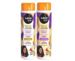 Kit Salon Line SOS Cachos Óleo de Manga Sh+Cond 300Ml