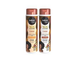 Kit Salon Line SOS Cachos Rícino e Queratina Sh+Cond 300Ml Kit Salon Line SOS Cachos Rícino e Queratina Sh+Cond 300Ml