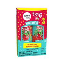 Kit Salon Line todecacho Kids Morango Shampoo 300ml+Cond 200ml Kit Salon Line todecacho Kids Morango Shampoo 300ml+Cond 200ml