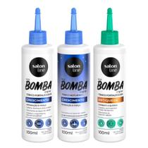 Kit Salon Line Tônicos Sos Bomba 100ml C/3