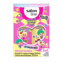 Kit Salon Line Vanilla Vibes todecachos Kids Shampoo+Multifuncional 300ml