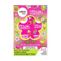 Kit Salon Line Xêrosa Vibes Pop Shampoo 300ml+Condicionador Multy 200ml Kit Salon Line Xêrosa Vibes Pop Shampoo 300ml+Condicionador Multy 200ml