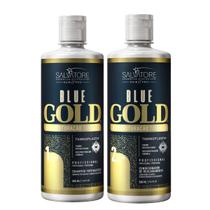 Kit Salvatore Blue Gold Passo 1 e Passo 2 -500ml Kit Salvatore Blue Gold Passo 1 e Passo 2 -500ml