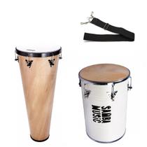 Kit samba timba 70x14 + rebolo branco + correia