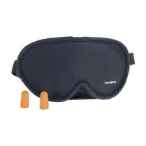 Kit Samsonite Máscara de Dormir e Protetores de Ouvido Preto Kit Samsonite Máscara de Dormir e Protetores de Ouvido Preto