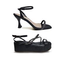 Kit Sandália Feminina Salto alto e Plataforma Anabele Moda