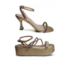 Kit Sandália Feminina Salto alto e Plataforma Anabele Moda