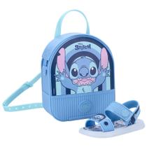 Kit Sandália Infantil Baby + Mochila stitch Disney Grendene Kids 23078
