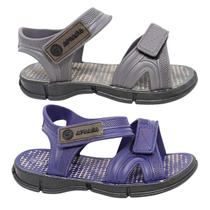 Kit Sandalia Infantil Menino Apuana Leve Macia Flexivel Confortavel Moderna Estilosa Escola Kit Sandalia Infantil Menino Apuana Leve Macia Flexivel Confortavel Moderna Estilosa Escola
