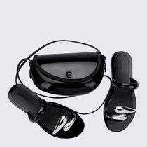 Kit Sandália Melissa + Bolsa Eden Preto